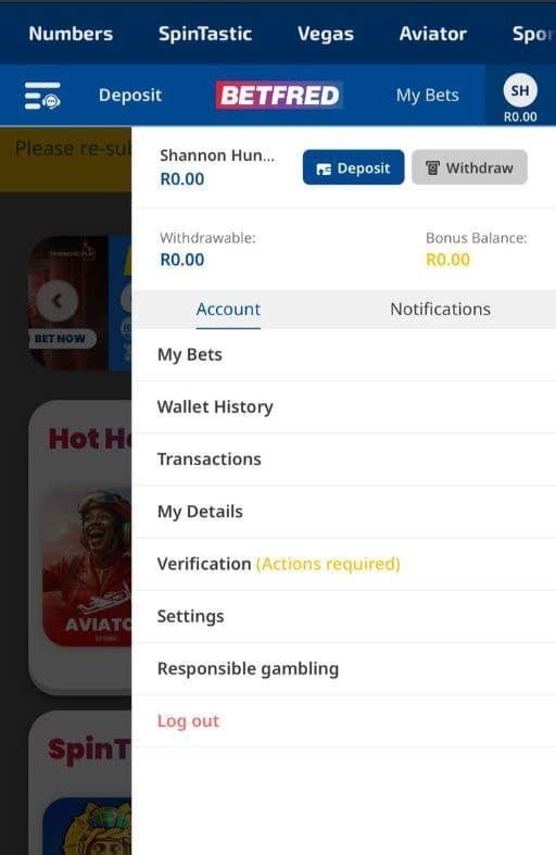 Select the icon with your initials in the top right corner