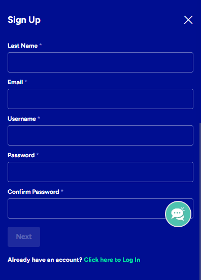 Sign Up Guide at Thunderbolt Casino