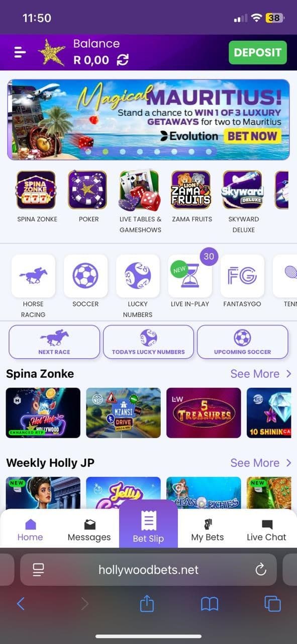 Sign up at an online betting casino!