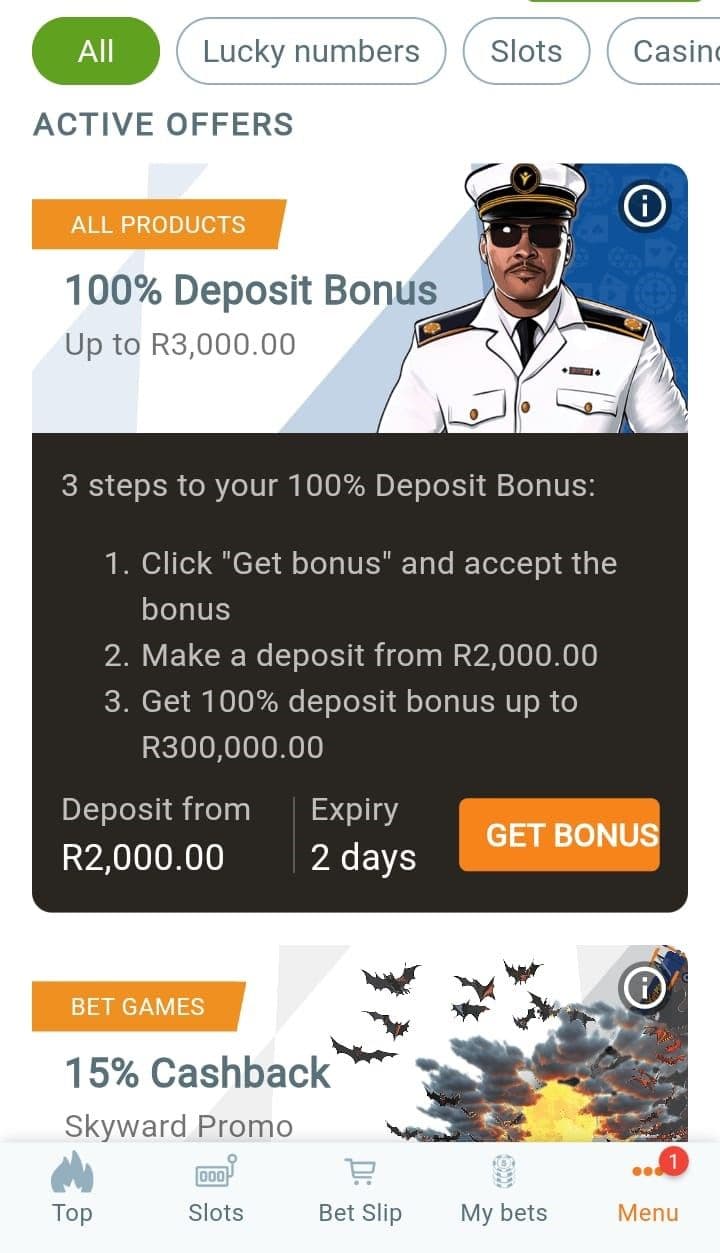 Sign up at your favourite online casino