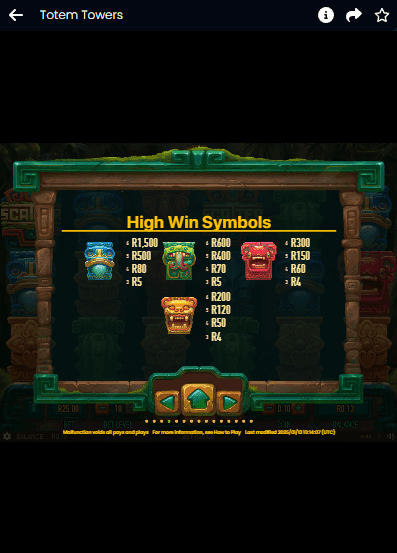 Special Symbols totem towers