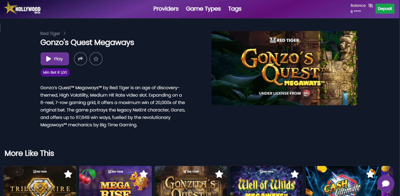 Start by opening the slot game