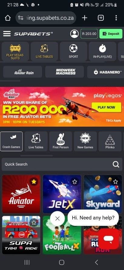 Supabets Aviator Bonuses