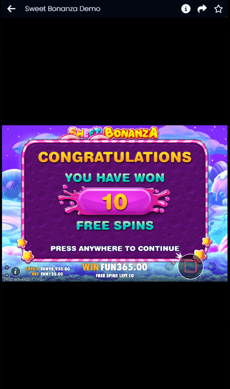 Sweet Bonanza Demo Version