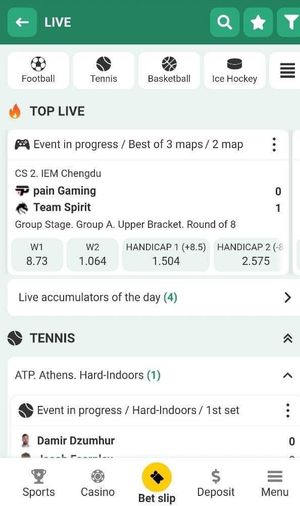 Tap Submit and wait for your confirmation