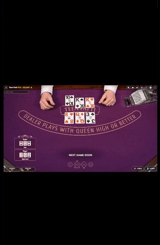 Teen Patti Live RTP & Odds