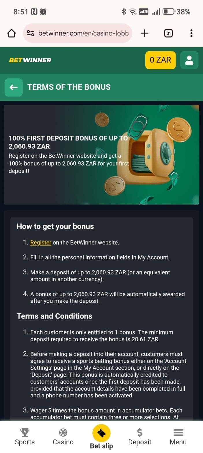 Terms & Conditions to Know on BetWinner