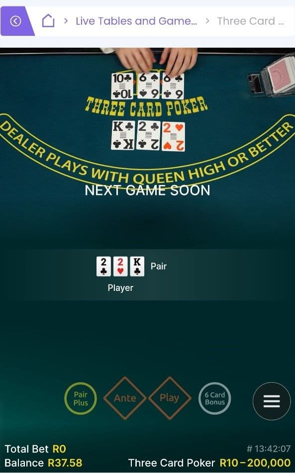 Three Card Poker & Teen Patti