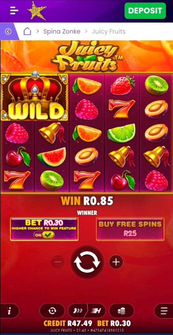 To start spinning, it is a simple matter of pushing