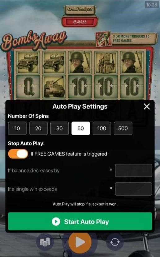 Use the Autoplay feature if you prefer to play hands-free