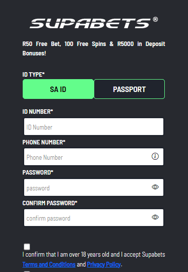 You can start by opening the Playabets, Betway, or Supabets game