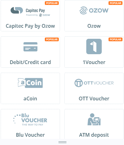 You can start placing bets once you deposit funds