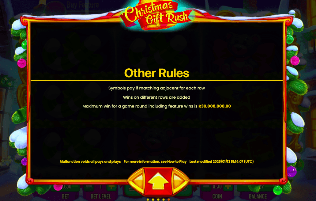 You'll also have some other rules pertaining to how the symbols