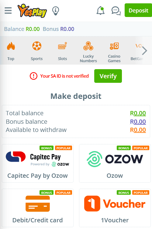 You’re now ready to verify your SA ID number