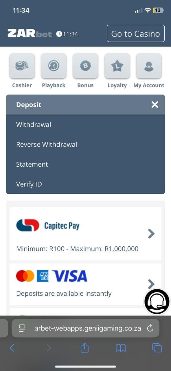 ZARbet Withdrawal Guide