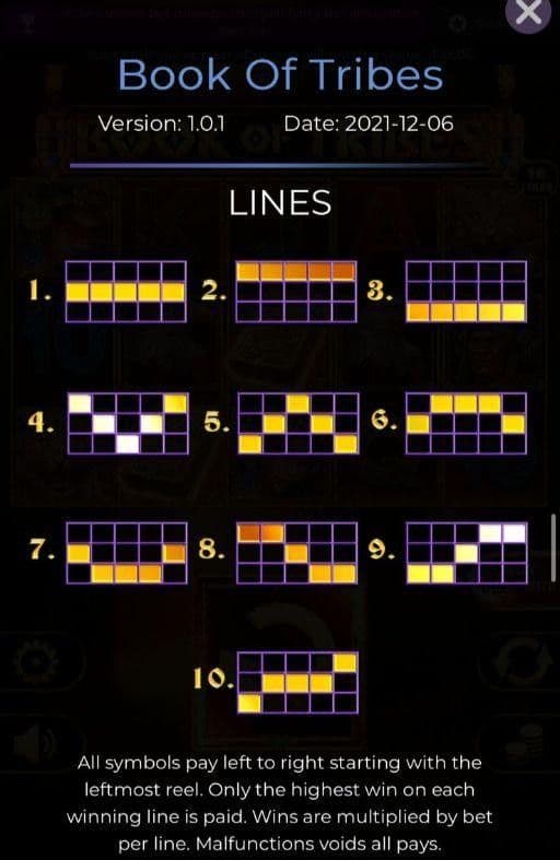 book of tribes Reels, Rows, Paylines.jpg