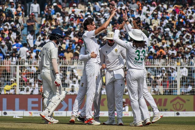 India v South Africa Test - Day 3.