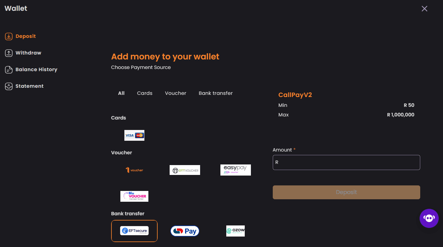 make sure that you do it before depositing